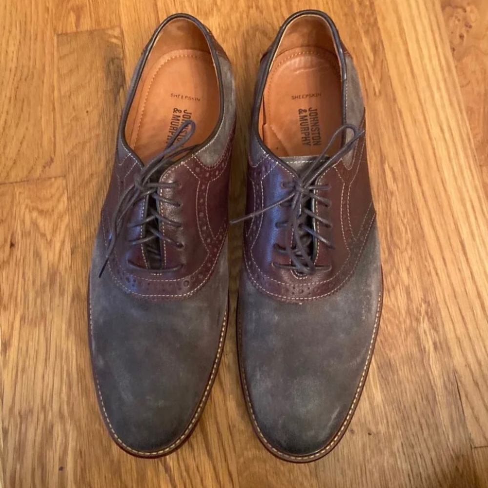 Johnston and Murphy sheepskin shoes